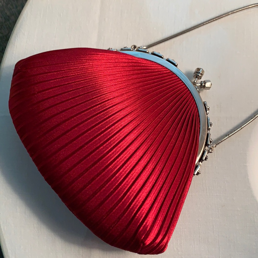 Ladies Red Bag (approx. 6” tall, 7 1/2” wide)